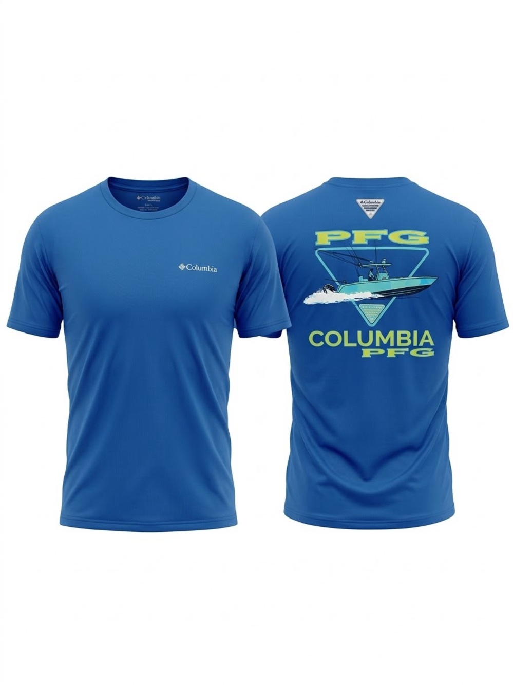 Columbia PFG Men's Short Sleeve Fishing Graphic T-Shirt Performance Fishing